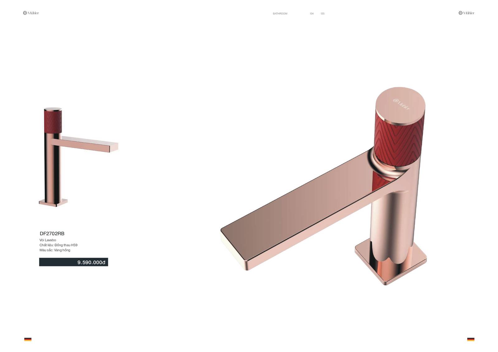 Thiết bị vệ sinh MUHLER Catalogue và Bảng giá mới nhất /Page 68